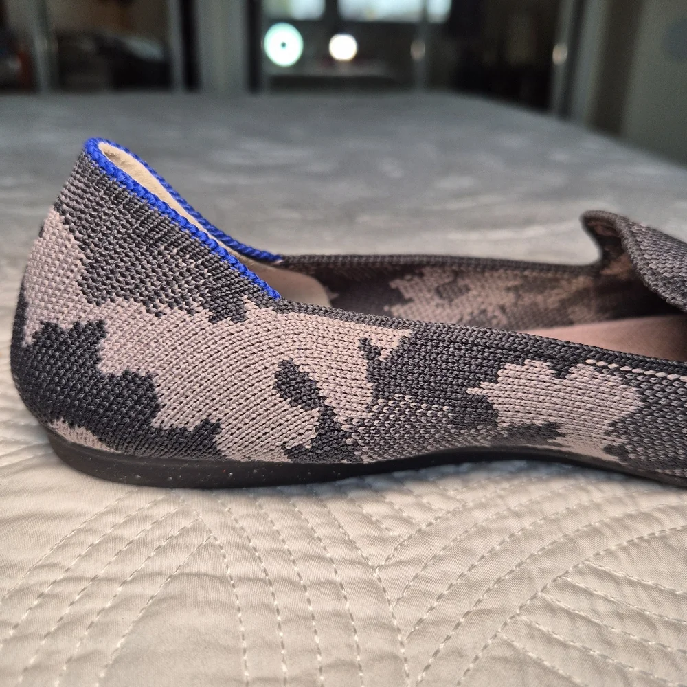 VGUC Rothy’s Botanicamo Grey Loafers Retired 7